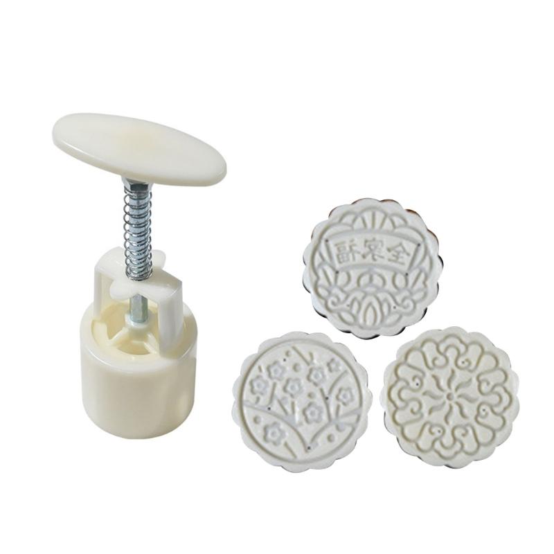 Çeşitli Mooncake Kalıp Sonbahar Ortası Festivali Mooncake Kalıp DIY El Basınç Fondan Süslemeleri Araçları Ay Kek Kalıbı