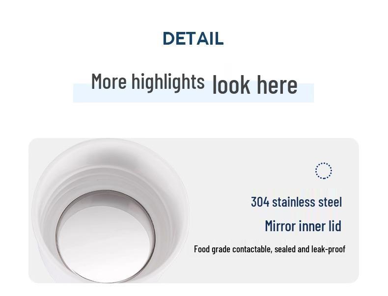 Elektryczny kubek z mieszadłem podgrzewany do użytku w samochodzie i ciężarówce - 12V/24V Izolowany czajnik