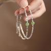 Small pieces of silver S9Pure silver bracelet for women, natural Hetian jade bracelet, women's jewelry, live stream on Xiaohongshu