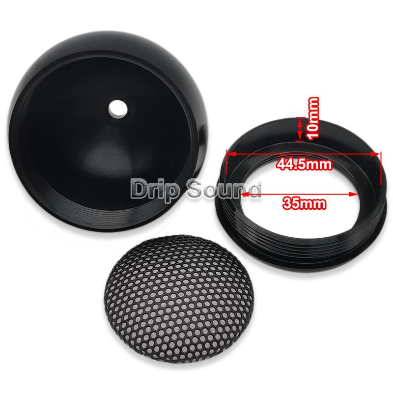 For 1.5 Inch 25-Core Aluminum Tweeter Cover Sphere Shell Grill Mesh Top External Treble Speaker Housing Audio Stere Modification