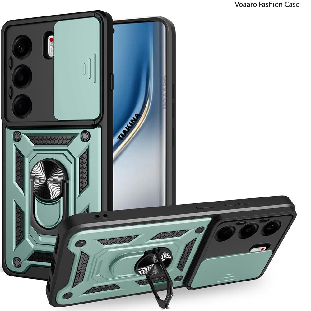 Slide Lens Armor Funda for Tecno Camon 40 Pro 4G Global Case for Tecno Camon 40 30 Premier 5G 30S Pro Case Magnetic Ring Cover