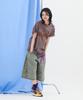 Nontai Striped Logo Graphic T-Shirt (Brown)