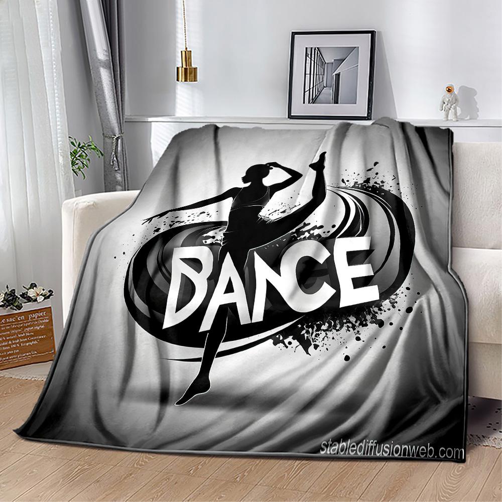 Dance Dreams In Motion Blankets Are Suitable for Living Rooms, Bedrooms, Camping, and Other Places, Making Them an Ideal Choice for Gifts.
