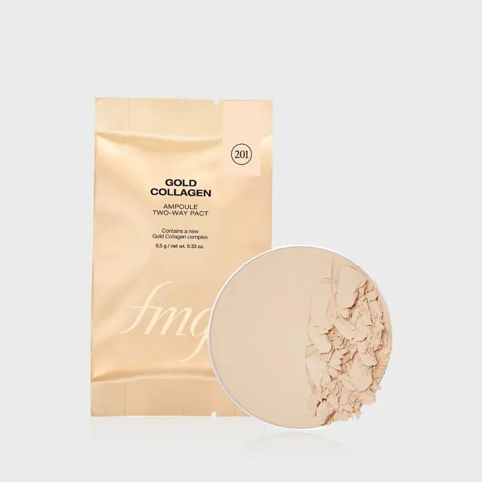 

The Face Shop Gold Collagen Ampoule Two Way Pact (Refill) 9.5g 203 Natural Beige