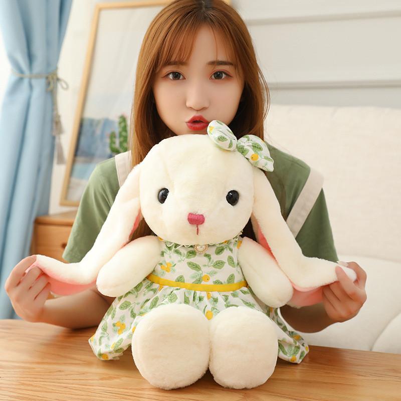 Rabbit Clothes Wear Stuffed Animal Toy Plush Doll Kids Birthday Decoration Gift