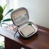 Travel Protective Case Anti-scratch Speaker Carrying Bag with Hand Rope & Carabiner Hardshell Case for JBL Go 4 Portable Speaker