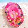 Baby Water Toys Swim Ring with Cartoon Animals Outdoor Pool Inflatable Seat Float Boat Water Play Games Accessories for Kids