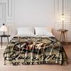 Romantic Deer Design with "You & Me" Quote. Flannel blanket for bedroom, living room, sofa, and nap sofas.