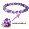 Schmuck Natürlicher Uragai Tiefer Amethyst Einzelring Armband Original Amethyst Armband Duobao Accessoire Perle Geschenk