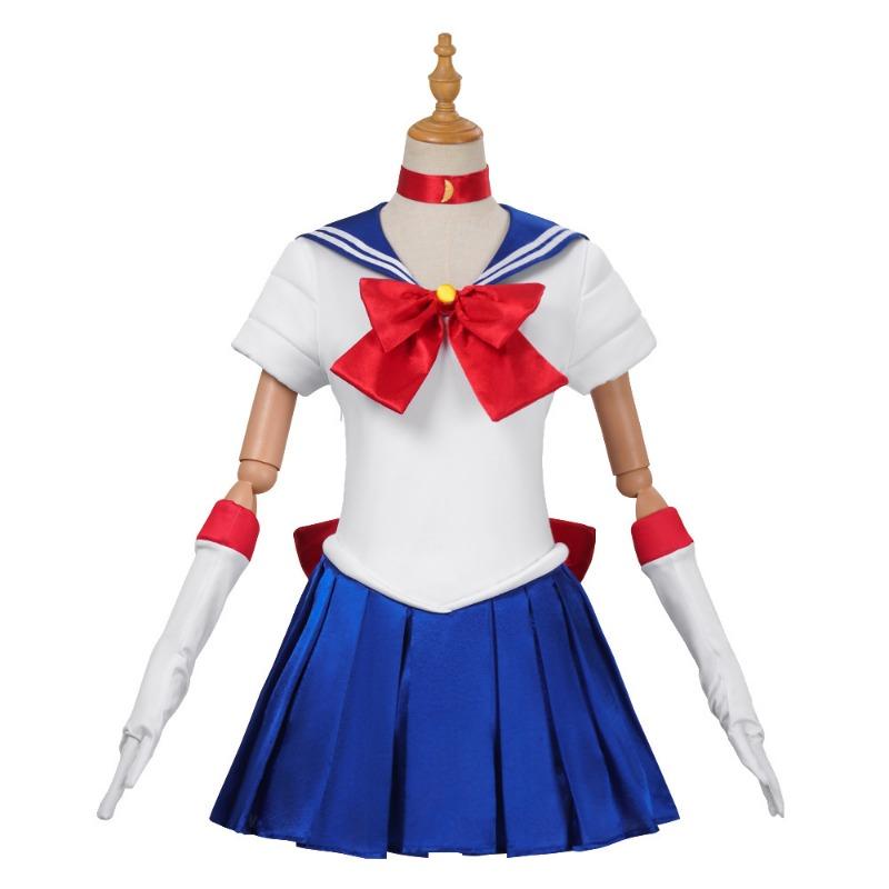 

Костюм Сейлор Мун Вода Лед Луна Заменитель Костюм Сейлор Мун Усаги Сценический Костюм S