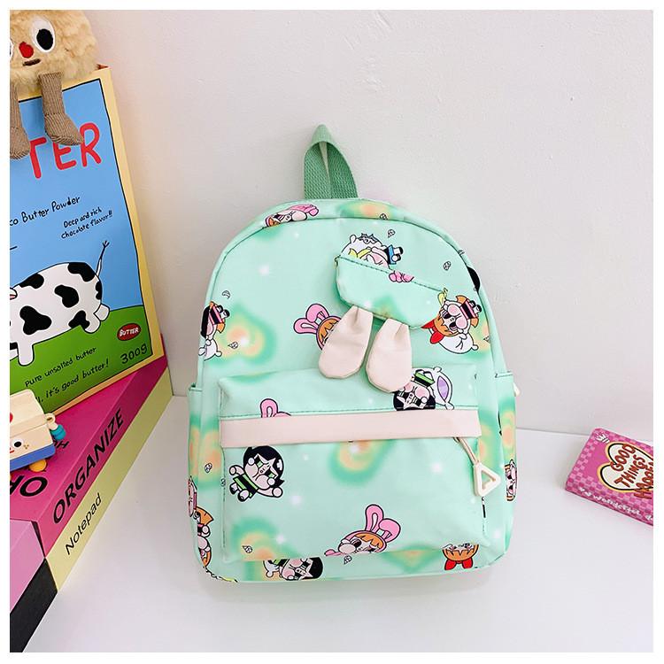 Kids Unisex Versatile Backpack With Fun Cartoon Patterns For School Playtime And