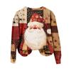 Dam Toppar Dam Långärmad Sweatshirt Casual Rundhals Lös Passform Pollover Fleece Toppar