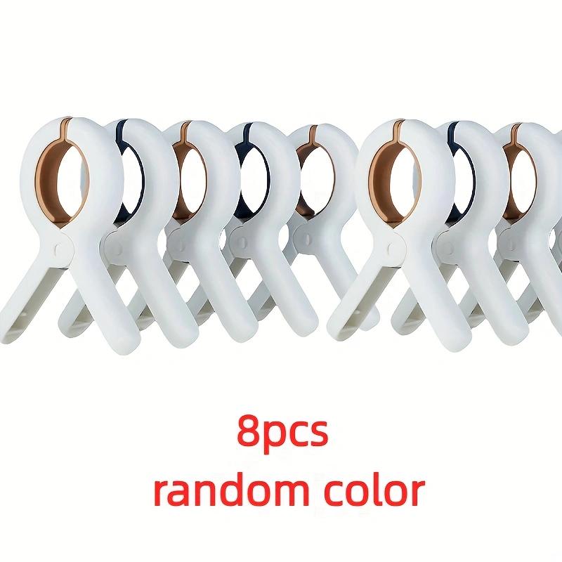 16pcs Beach Towel Clips, Heavy-duty Plastic Clothes Clips, Blanket Drying Clips, Windproof Clothes Clips, Household Items