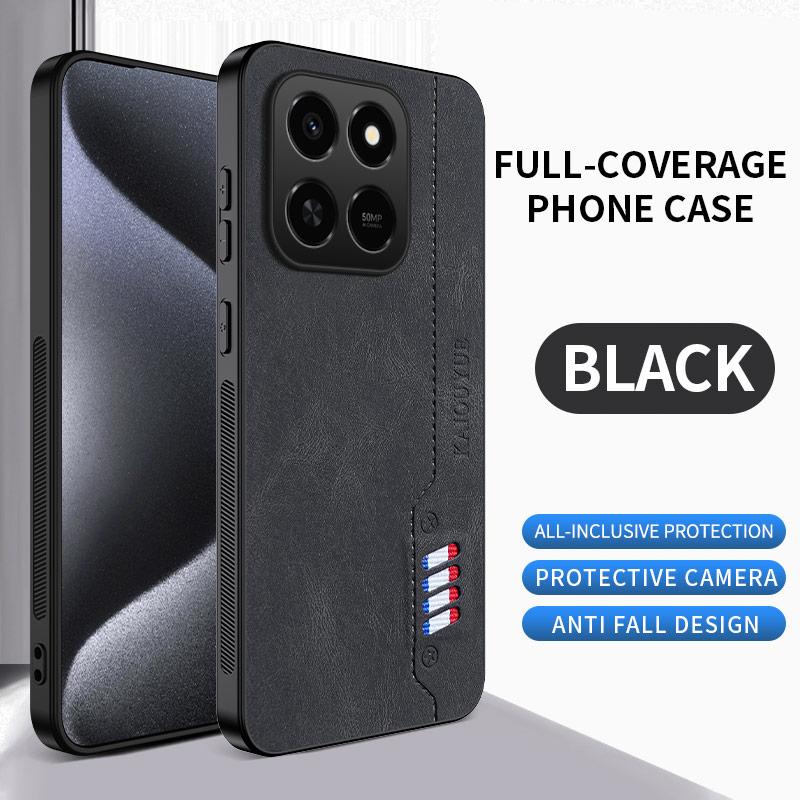 Pro pouzdro Honor X7D pro Honor 400 Chytrý kryt Luxusní PU-Kůže Tvrdý Plast Nárazuvzdorný Telefon Funda Ochranný Kryt Capa