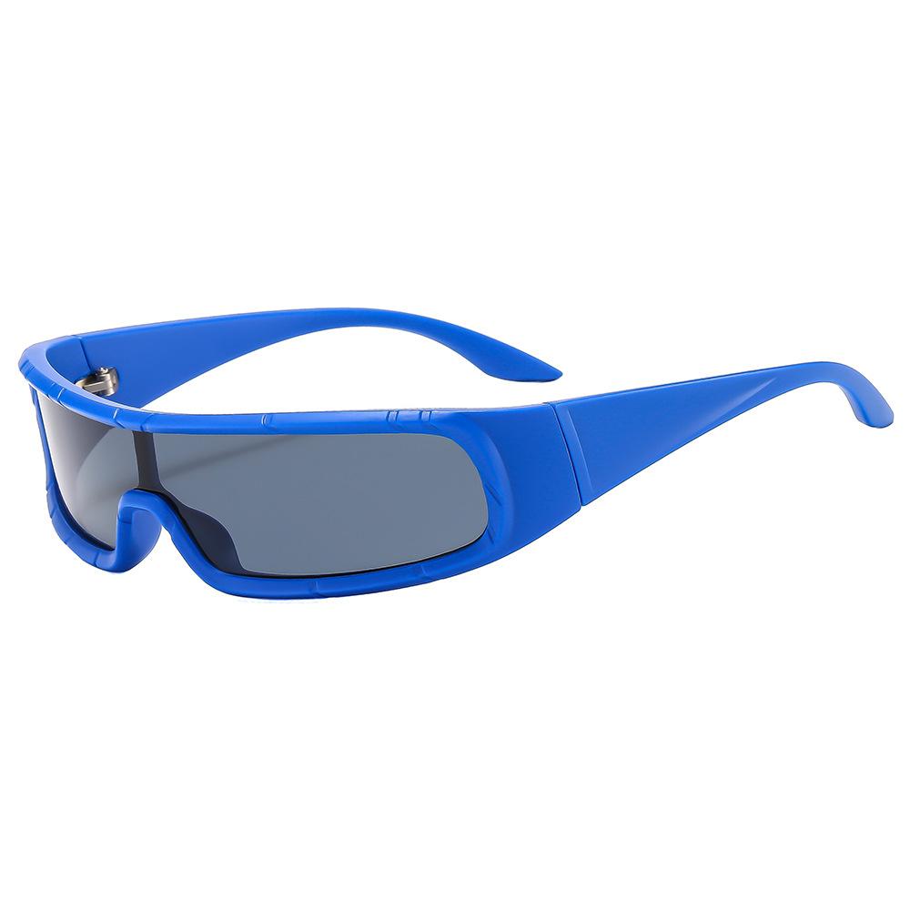 Fashion One-piece Punk Sunglasses UV Personality New Outdoor Cycling Sunglasses