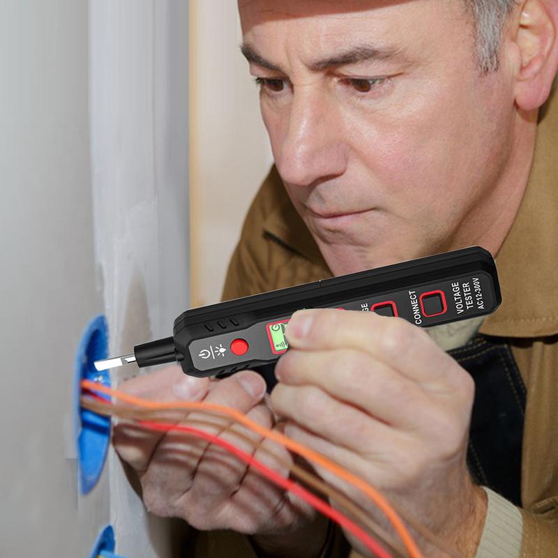Voltage Detector AC Voltage Detector Electric Pen Multifunctional Current Meter Voltmeter Wire Tester Tool Electrical Circuit