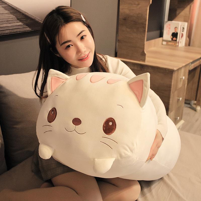 Chubby Panda Dinosaur Plush Doll Cute Pet Cat Long Throw Pillow Cute Cute Piggy Doll Soft Cute Cloth Doll