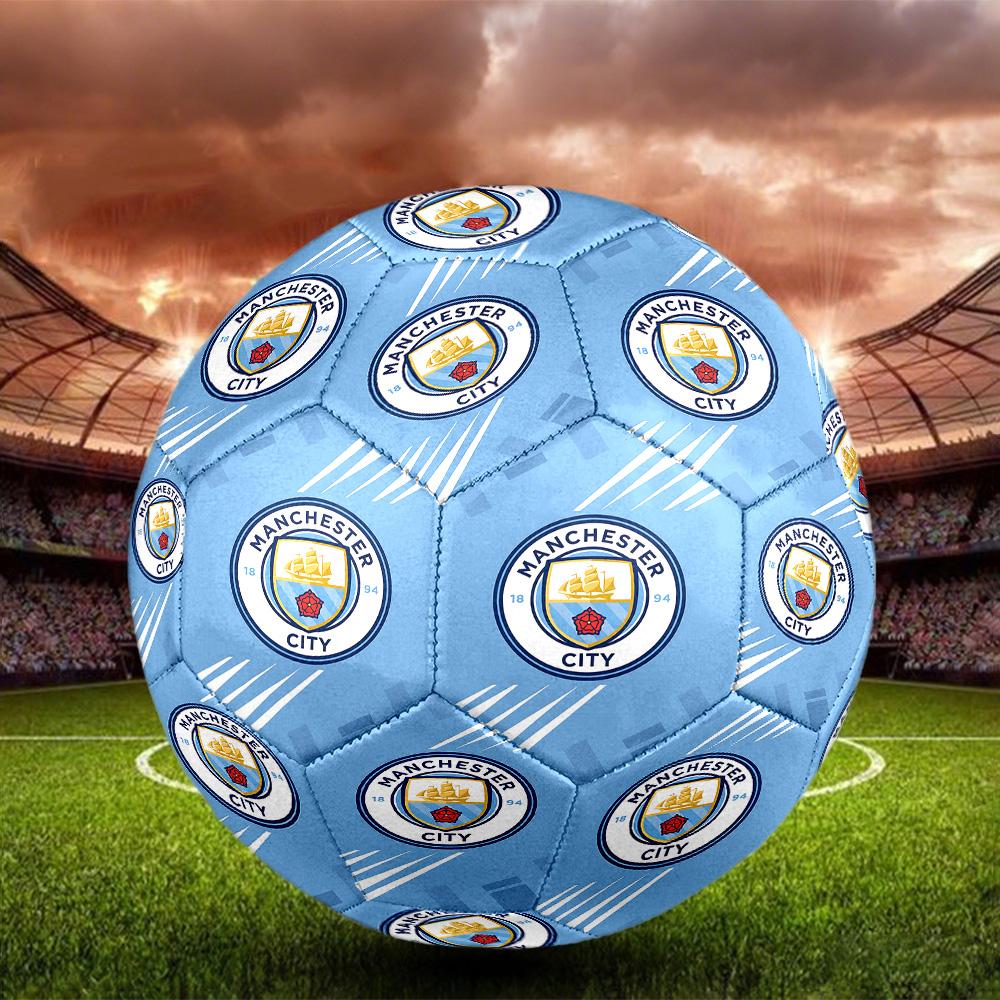 1pz Scudo Manchester City Pallone da Calcio di Qualità, Misura Standard 5 Adatto per Adulti, Studenti e Adolescenti per Allenamento e CompetizioneYUG4