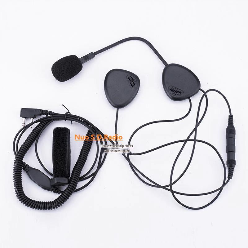 Waterproof Motorcycle Helmet Intercom and Earphones with PTT Other другой