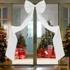 Christmas Tree Bow Satin 75 Inch Home Decor Oversized Bow Topper Christmas Tree Ornaments for Wedding Birthday Wall Front Door