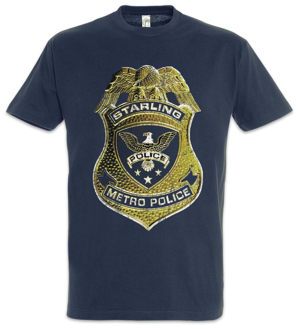 Starling Police T-Shirt Logo Symbol Sign Arrow Police Station 3XL