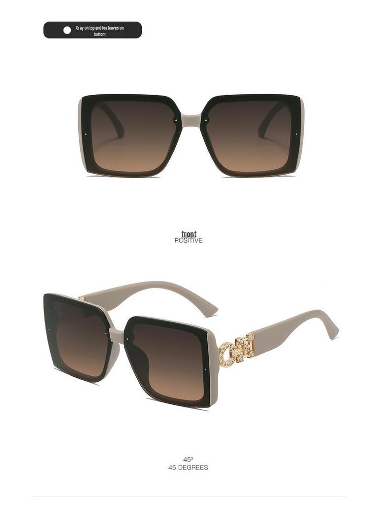 Elegant European & American Sunglasses for Women - Trendy UV Protection, Face Slimming Design