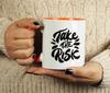 Inkdotpot 11oz Ceramic  Coffee  Mug  Take The Risk Positive Inspirational Quotes Gift For Employee Boss Coworkers
