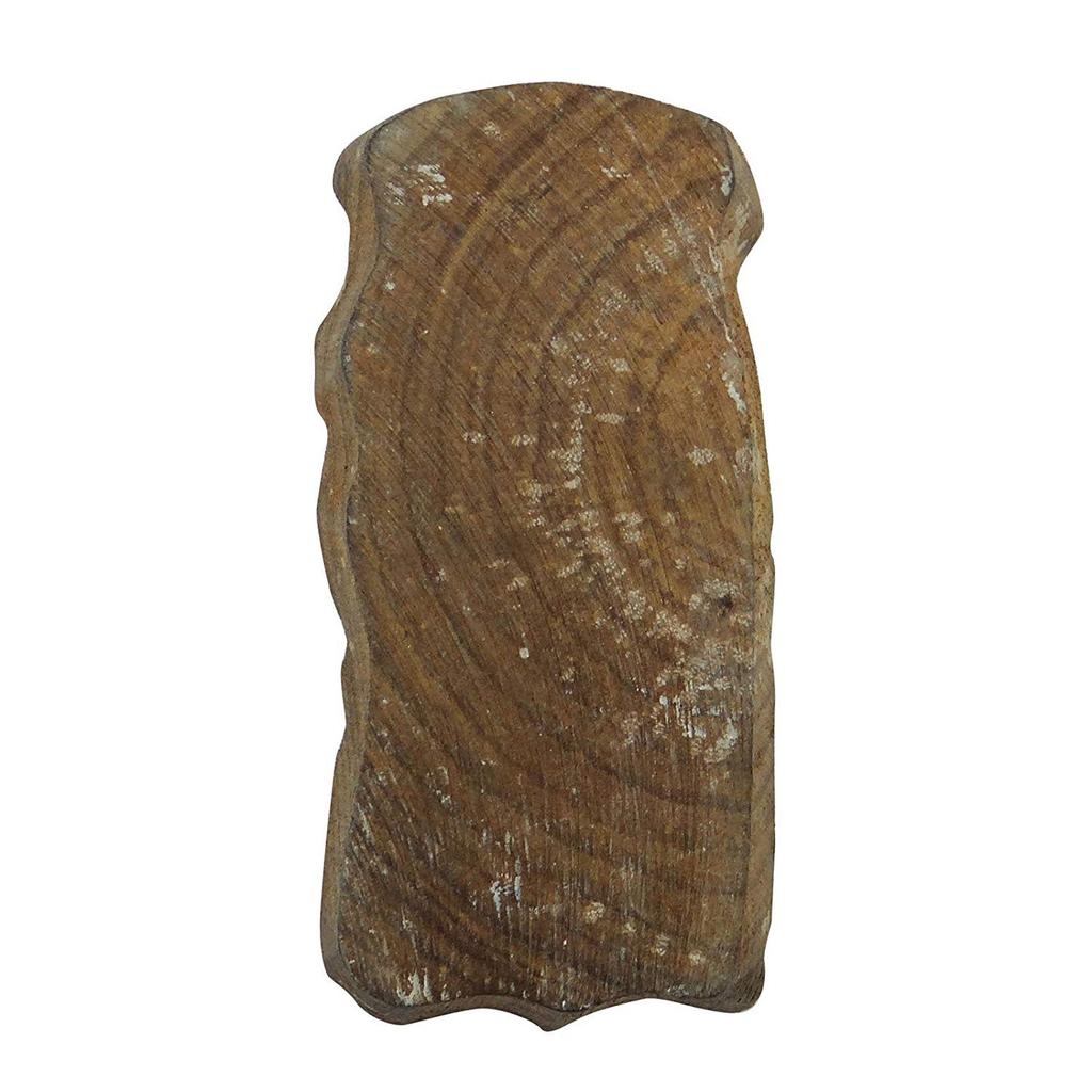 Handcarved Printing Block Wooden Texile Stamp Leaf Brown Stamp Blockprint