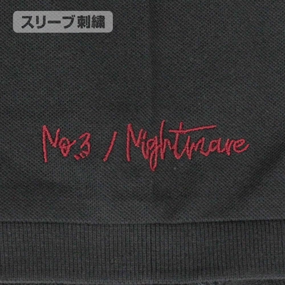 Nijigen Cospa Date A Live IV Tokisaki Kurumi Silhouette Embroidered Polo Shirt BLACK L Size [Official]