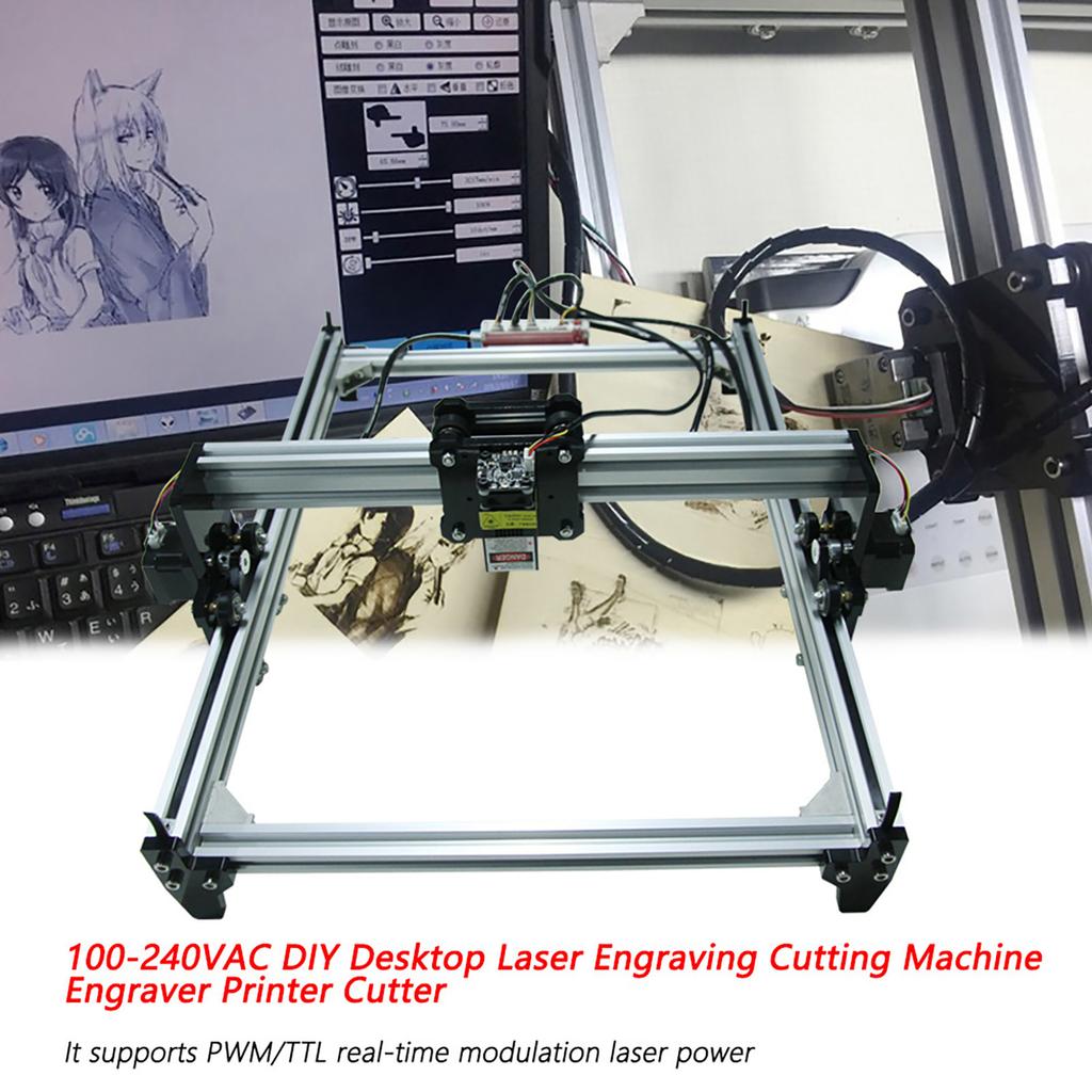 DIY Desktop Laser Engraving Cutting Machine Engraver Printer Cutter