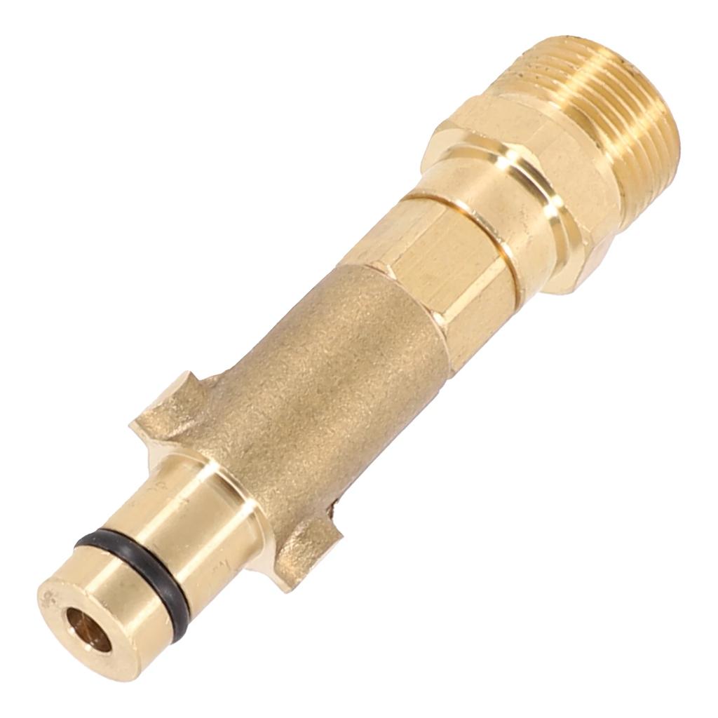 Robust Brass Material M22 Bayonet Adapter Suitable for Connecting To For Nilfisk External Threaded Washing Equipment