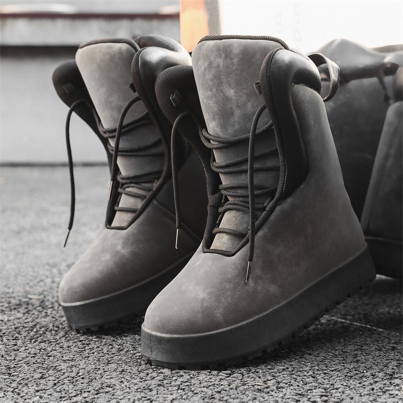 2025 Men's High-Top Autumn Boots - Thick-Soled Casual Plaster Boots Y01