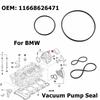 11668626471 Černá gumová sada těsnění vakuové pumpy Pasuje na BMW V8 E46 E65 E66 E53 E70 E60 E84 E90 745i 545i 645i X1 X5