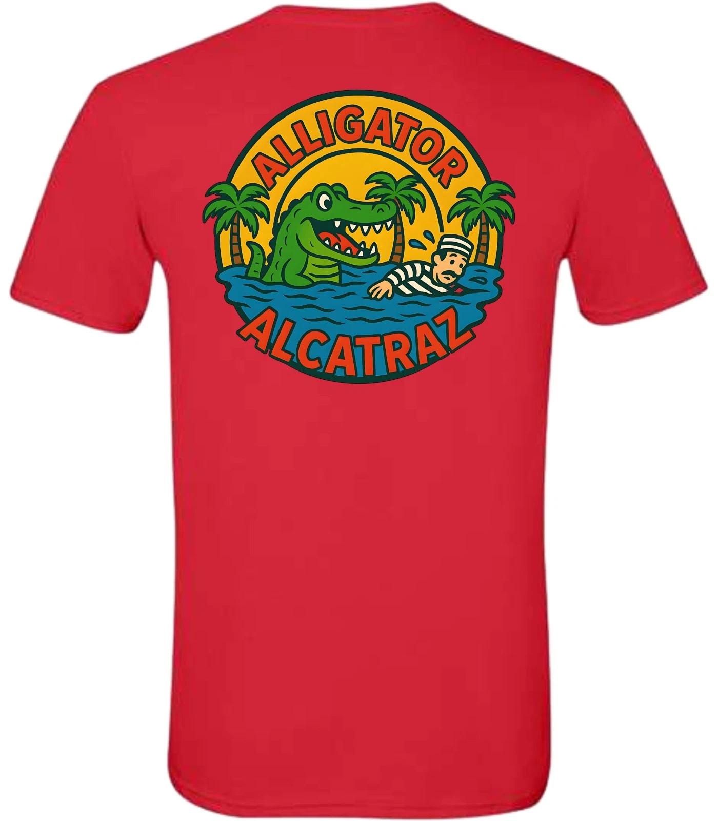 Alligator Alcatraz Short Sleeve T-Shirt 3XL