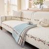 Sofa Cushion Pastoral Four-Season Universal Fabric Non-Slip High-Grade Seat Cushion Nordic Simple Sofa Cover Towel Washed Cotton