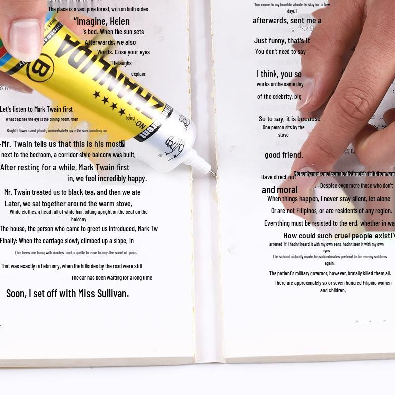 Bookbinding Glue for Thick Book Spines and Loose Pages