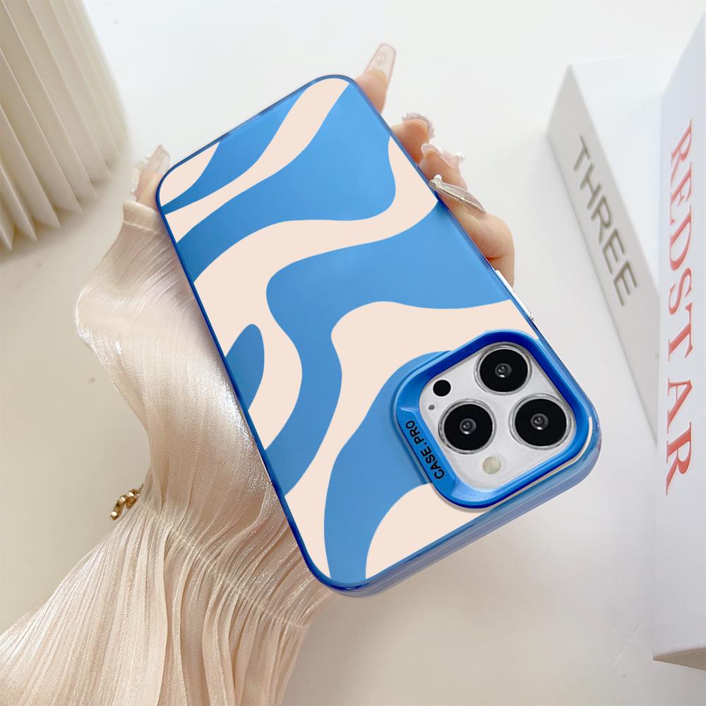 Fashion Colorful Sliver Double Sided Phone Shell Soft Edge Hard Case Full Cover Shockproof Phone Casing for Samsung A16 A55 Xiaomi Redmi 14C Poco C75