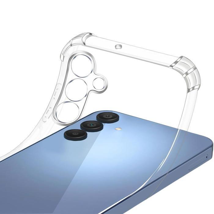 Coque - Phonillico - Samsung Galaxy A15 4G/5G - Antichoc - Silicone Souple - Transparent