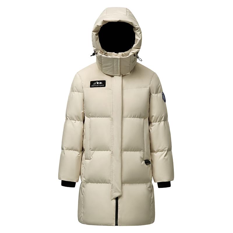

XueZhongFei Women s Hooded Mid-Length Down Jacket