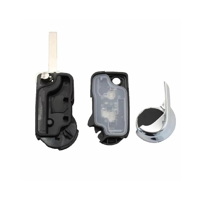 Two-Key Folding Key Case Key Shell Cover With 2 Buttons For 2009-2017 DS3 Shell Only No Electronic Components