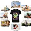 Y2K Style Fresh Vibes Graphic Tee Retro Trendy Colorful Print Casual Short Sleeve T-Shirt for Women Pure cotton T-shirt
