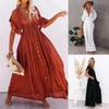 Bikini lungi de vară pentru femei Rochii de plajă kimono cu decolteu în V, rochie de înot anti-soare, cu șireturi Fusta sarong boemă