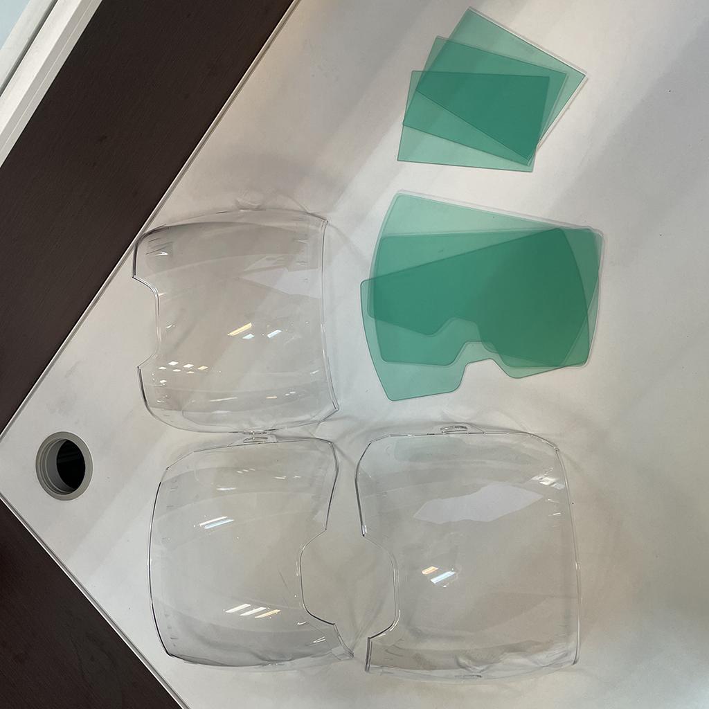 3/5 PCS Protective Plastic Windshield Auto Solar Darkening Welding Helmet Clear Lens Welding Filter Welding Mask Lens Cover