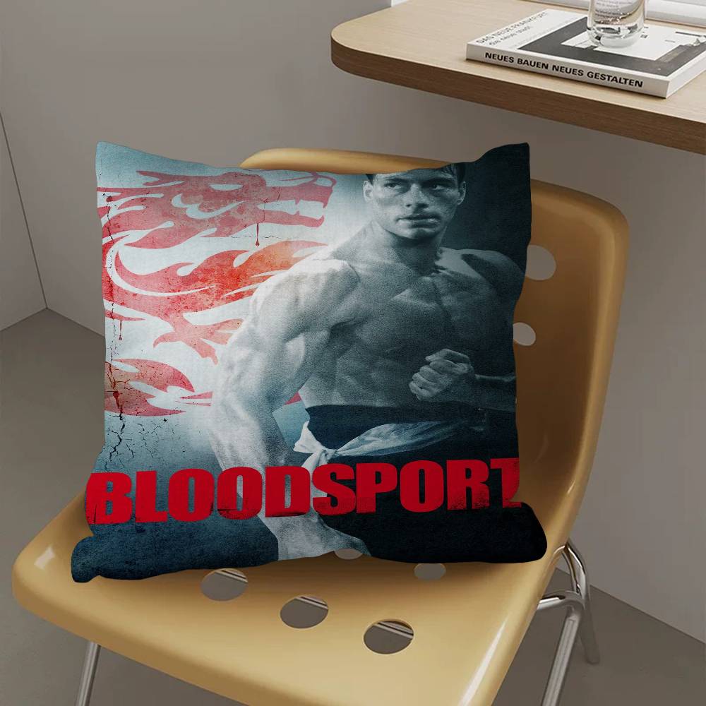 

Bloodsport Movie Pillowcase Toon Gift Cushion Cover Bedroom Home Sofa Chair Seat Decor Pillow Case 30cmx30cm