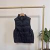 Down Jacket Vest Women's New Single-breasted Outer Wear Stand-up Collar Down Vest Sleeveless