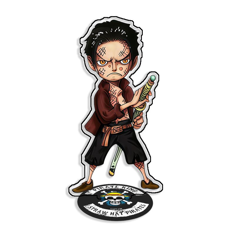 Standing Sign for OPCG OP Buggy Sabo Boa Hancock Smoker Self Made Cartoon Anime Game Desktop Decoration Toy Fans Gift 15cm