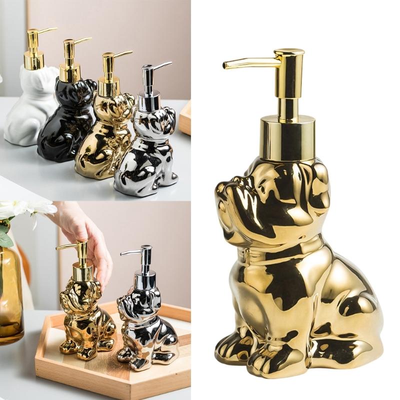 Keramická lahvička na mléko Dávkovač mýdla pro domácnost Nárazuvzdorný design Držák na nádobu na tekutiny pro domácí koupelnu