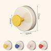 1/2pc Foldable Suction Cup Hook Vacuum Key Clothes Bag Suction Cups Hanger Hook Kitchen Bathroom Robe Coat Towel Organizer Hook