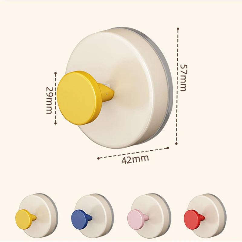 1/2pc Foldable Suction Cup Hook Vacuum Key Clothes Bag Suction Cups Hanger Hook Kitchen Bathroom Robe Coat Towel Organizer Hook