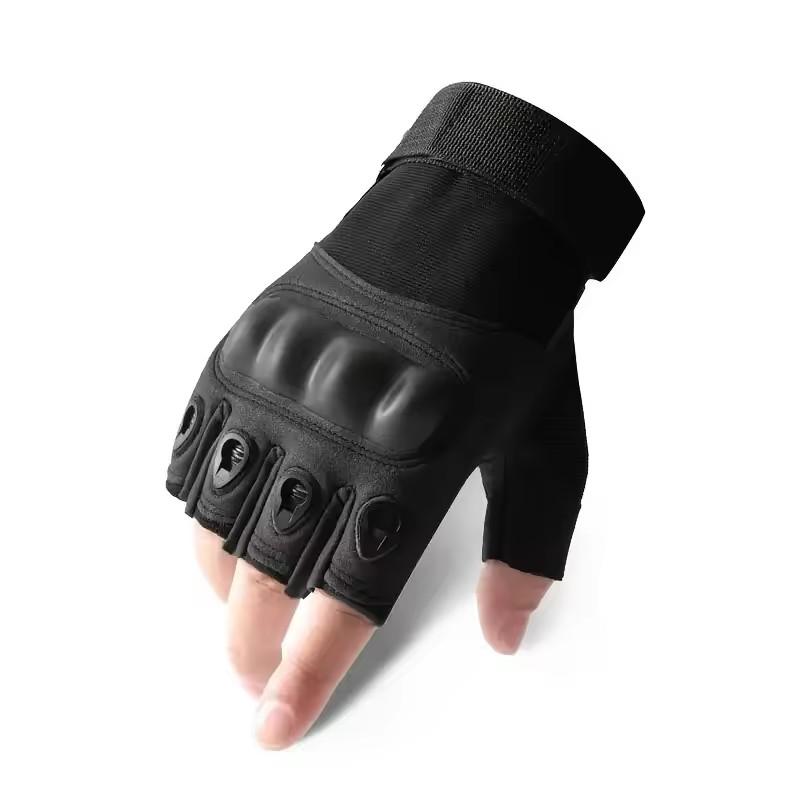 1 Paar Herren Taktische Daumen Taktische Fingerlose Handschuhe für Outdoor-Sportarten Schießen Jagd Airsoft & Radfahren